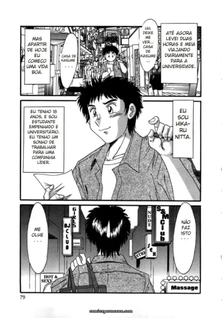 Mulheres nuas oferecem sexo oral e anal explícito na Casa de Banhos Kasuni com sinais HOT & SEXY.